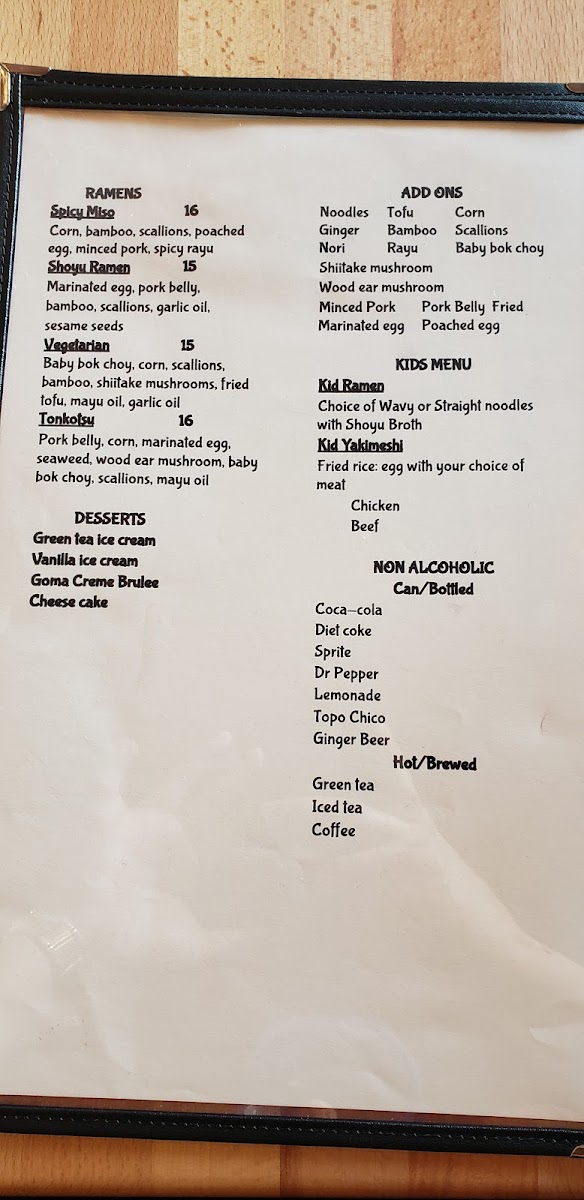 Menu Casa Ramen Dallas-9